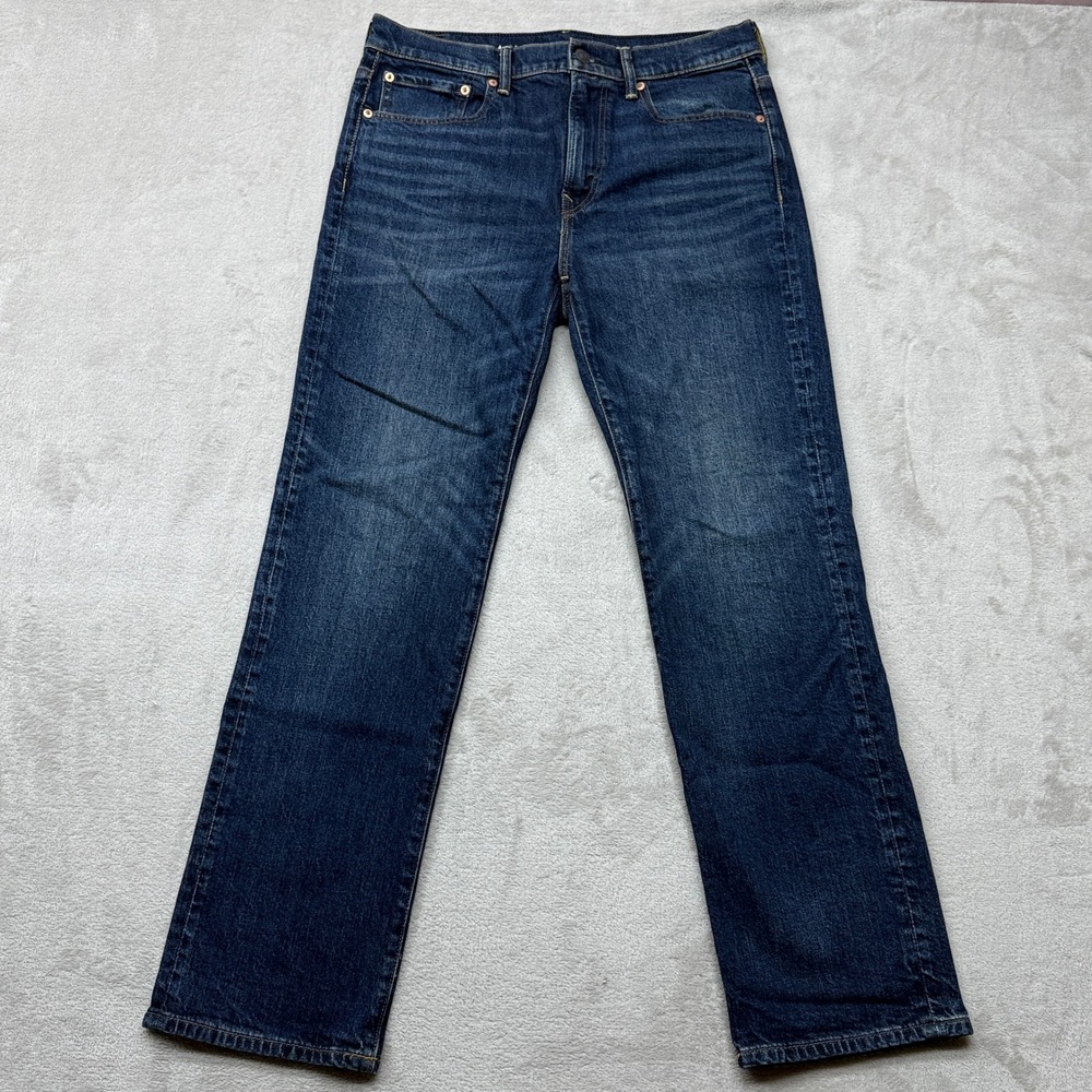 American Eagle Jeans Mens 31x32 Dark Wash Flex Straight Leg Denim Pants